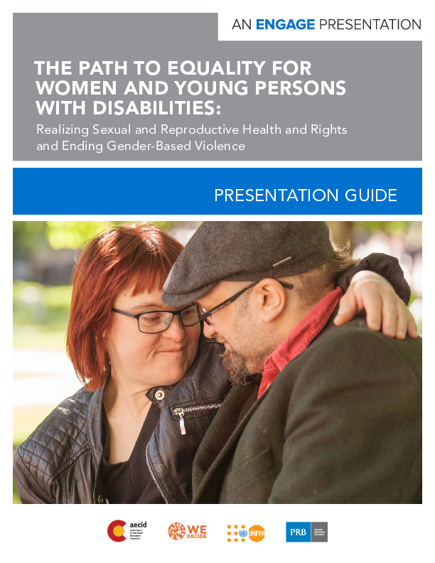 Presentation Guide for The Path to Equality for Women and Young Persons With Disabilities