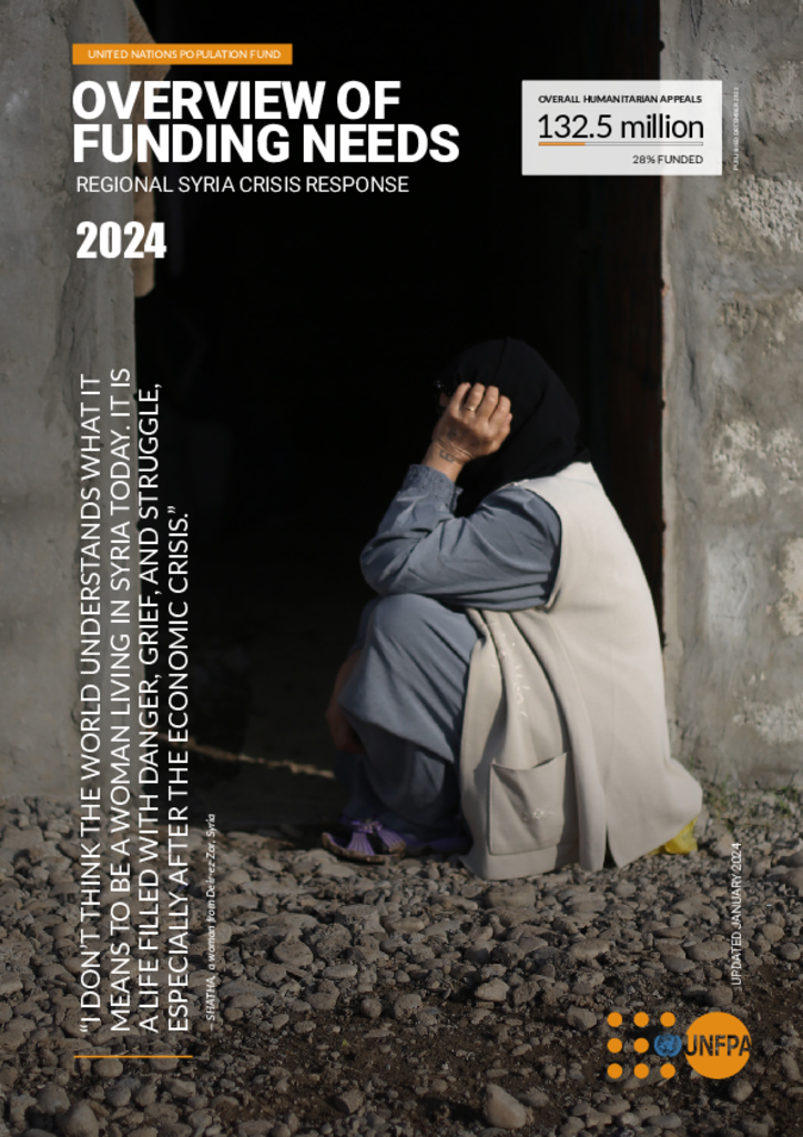 UNFPA Overview of Funding Needs for the Regional Syria Crisis Response 2024